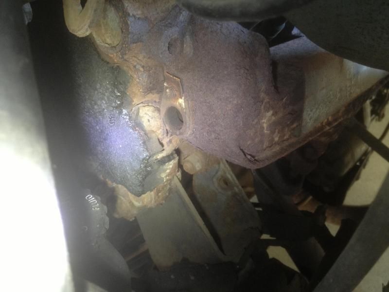Hole in exhaust manifold? Pic DodgeTalk Dodge Car Forums, Dodge
